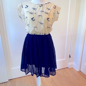 Fit and flare dress size 8